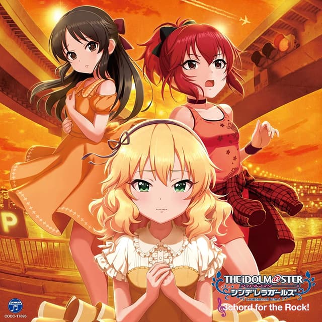 Album cover art for THE IDOLM@STER CINDERELLA MASTER 3chord for the Rock!