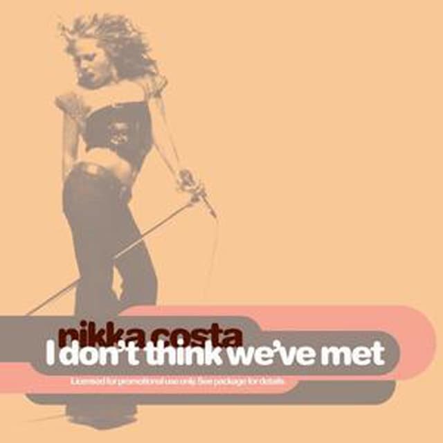 Album cover art for I Don't Think We've Met