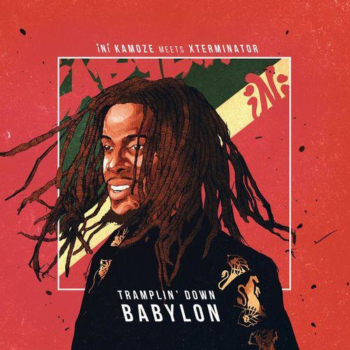 Album cover art for iNi Kamoze Meets Xterminator: Tramplin' Down Babylon