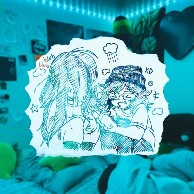 Album cover art for bad influence.