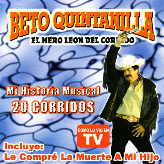 Album cover art for Mi Historia Musial 20 Corridos