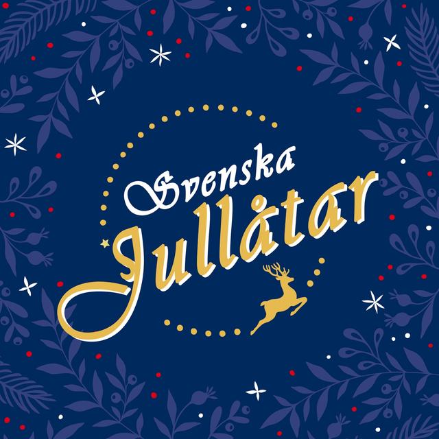 Album cover art for Svenska jullåtar