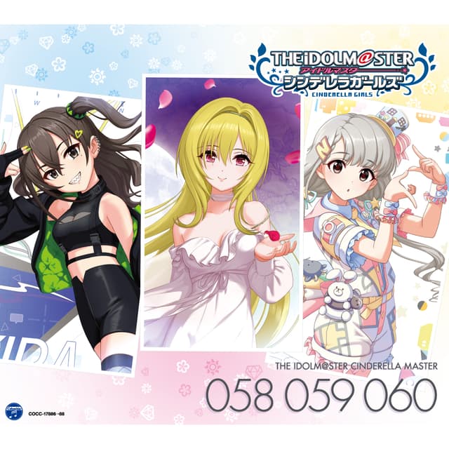 Album cover art for THE IDOLM@STER CINDERELLA MASTER 058-060 黒埼ちとせ・砂塚あきら・久川凪