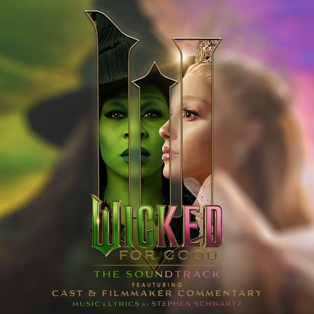 Album cover art for Wicked: For Good – The Soundtrack