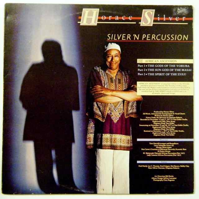 Album cover art for Silver 'N Percussion
