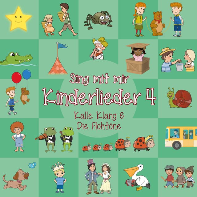 Album cover art for Sing mit mir Kinderlieder 4