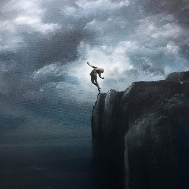 Album cover art for Am Abgrund