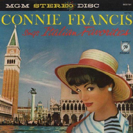 Album cover art for Connie Francis Sings Italian Favorites