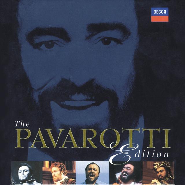 Album cover art for The Pavarotti Edition