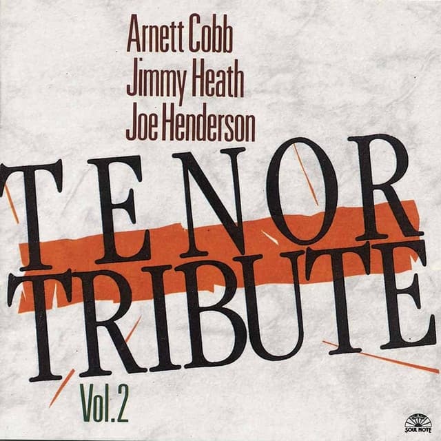 Album cover art for Tenor Tribute - Vol. 2