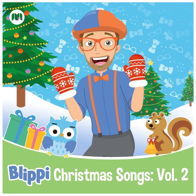 Album cover art for Blippi Christmas Songs, Vol.2