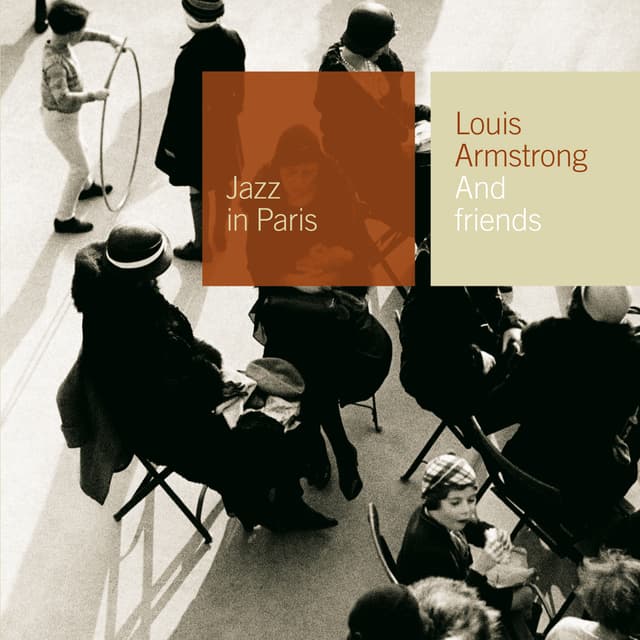 Album cover art for Louis Armstrong and Friends
