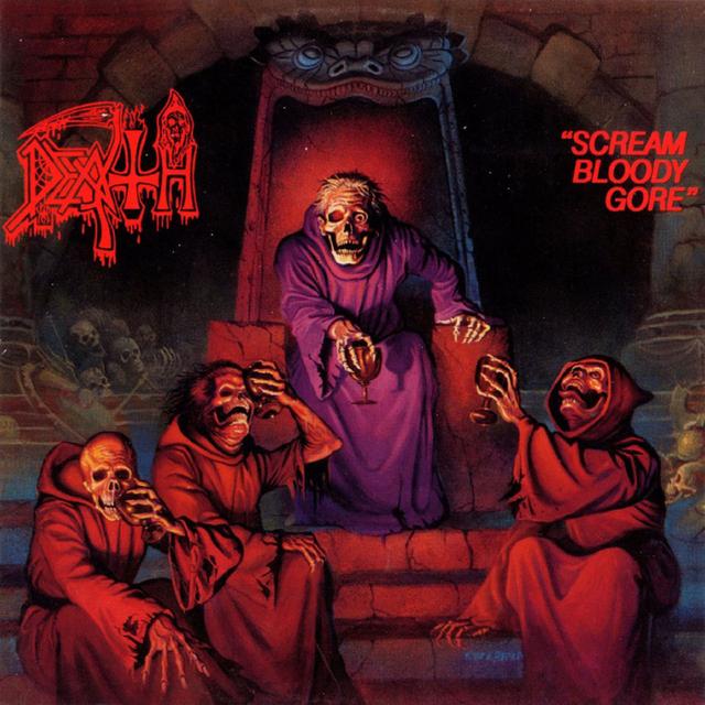 Album cover art for Scream Bloody Gore