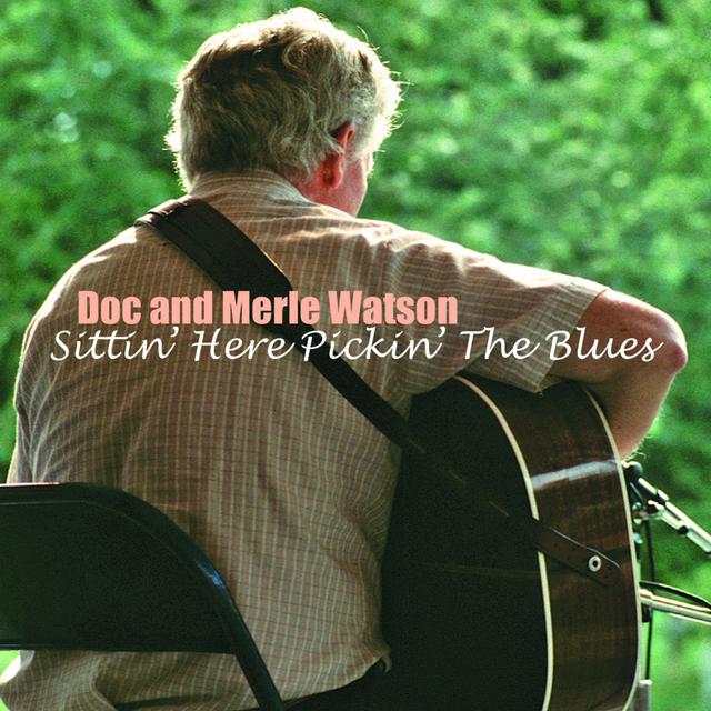 Album cover art for Sittin' Here Pickin' the Blues