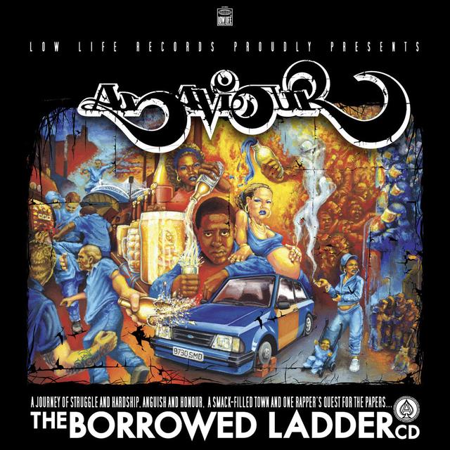 Album cover art for Borrowed Ladder