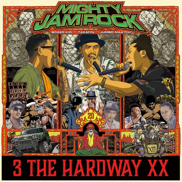 Album cover art for 3 THE HARDWAY XX