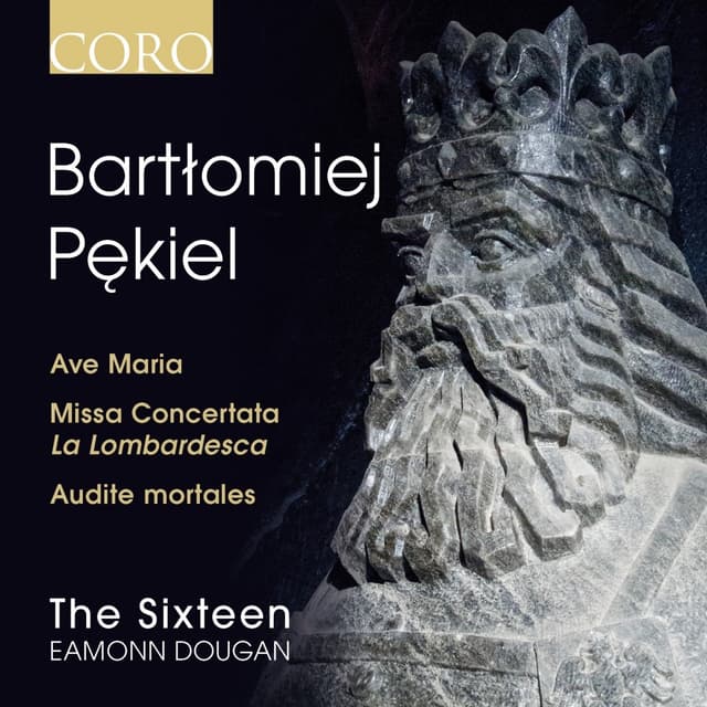Album cover art for Bartlomiej Pekiel: Ave Maria / Missa Concertata La Lombardesca / Audite Mortales