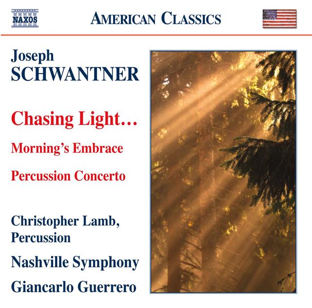 Album cover art for Schwantner : Chasing Light…