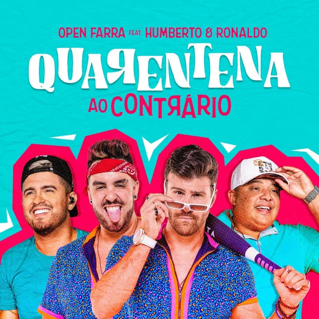 Album cover art for Quarentena ao Contrário