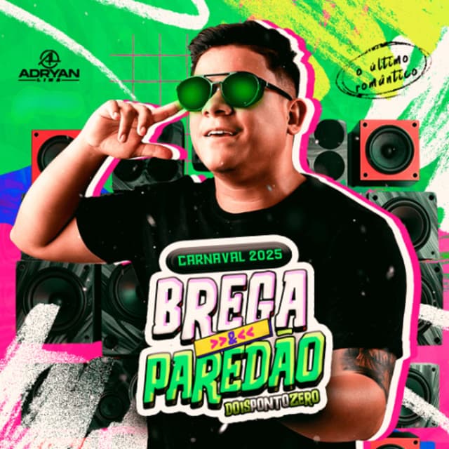 Album cover art for Brega & Paredão - Carnaval 2025