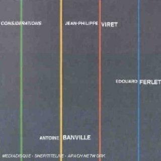 Album cover art for Considérations