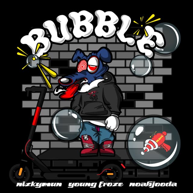 Album cover art for Bubble