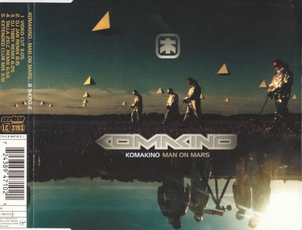 Album cover art for Man on Mars