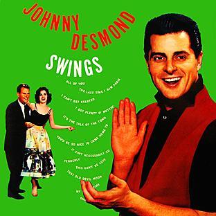 Album cover art for Johnny Desmond Swings