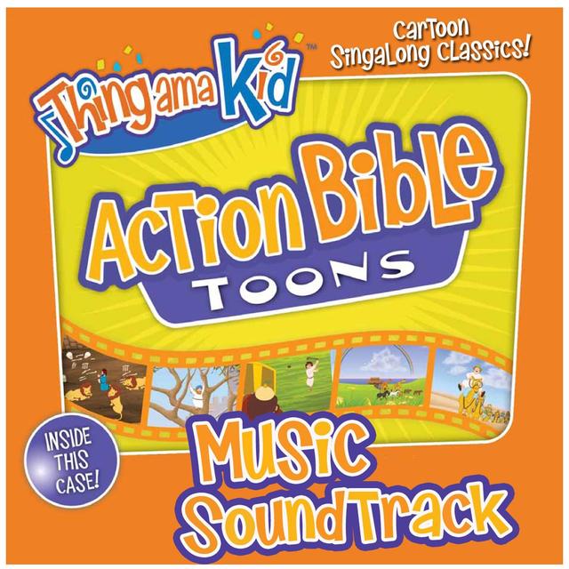 Album cover art for Action Bible Toons Music