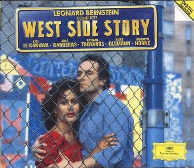 Album cover art for Leonard Bernstein: West Side Story