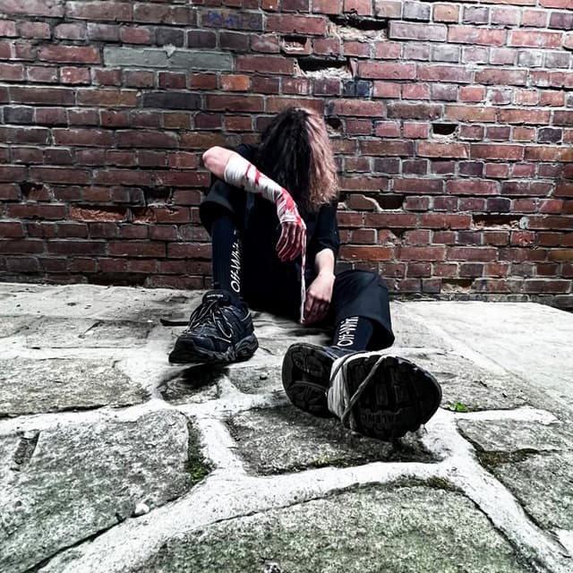 Album cover art for haunt
