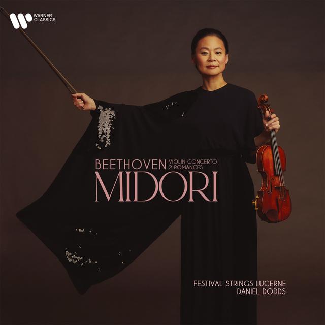 Album cover art for Beethoven: Violin Concerto & Romances Nos. 1 & 2