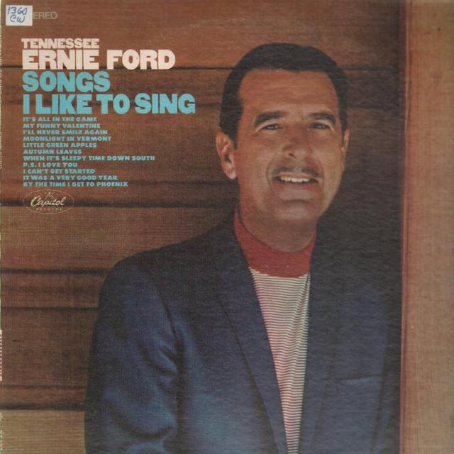Album cover art for Songs I Like to Sing