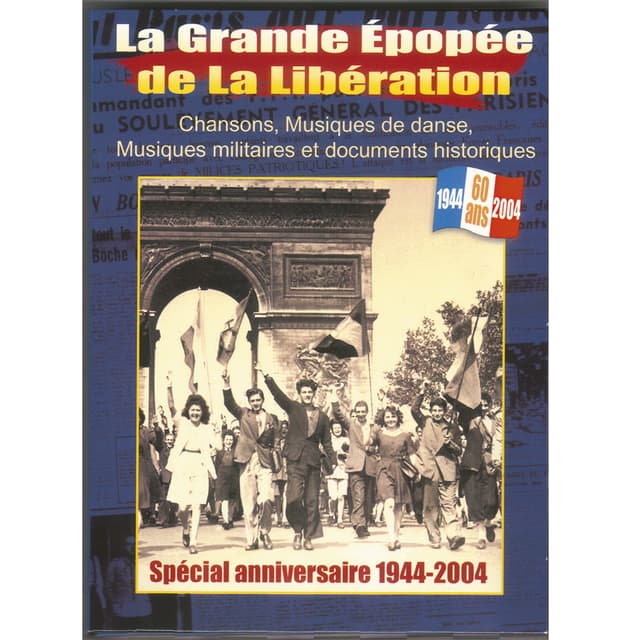 Album cover art for La Grande Epopée de la Libération