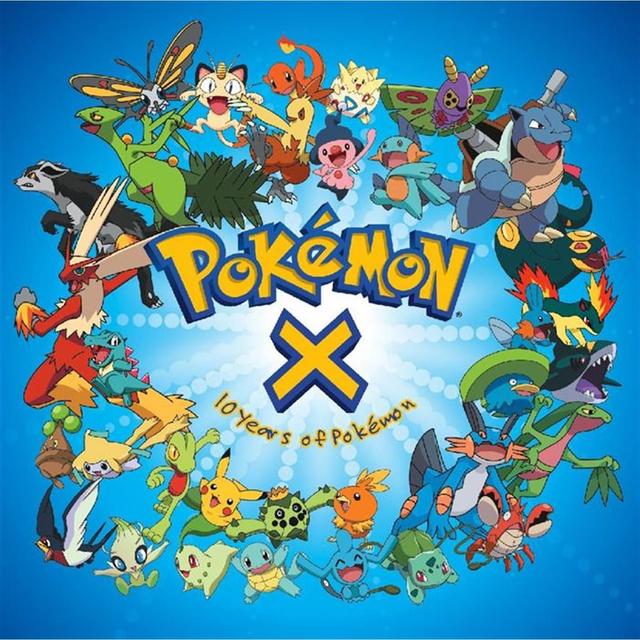 Album cover art for Pokemon X - Ten Years Of Pokemon