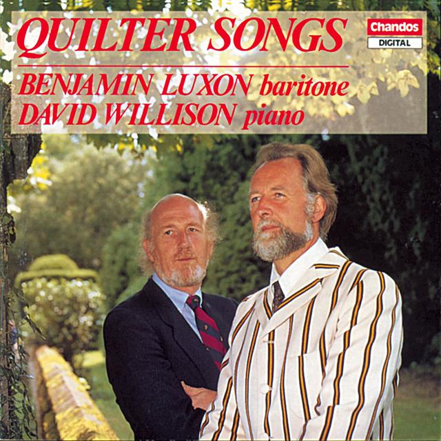 Album cover art for Benjamin Luxon Sings Quilter Songs