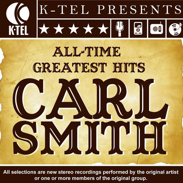 Album cover art for Carl Smith: All-Time Greatest Hits