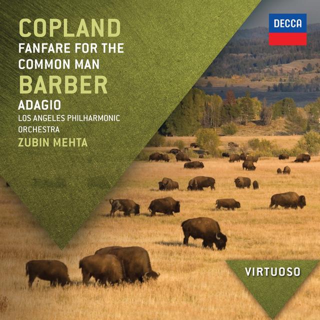 Album cover art for Copland: Fanfare For The Common Man - Barber: Adagio