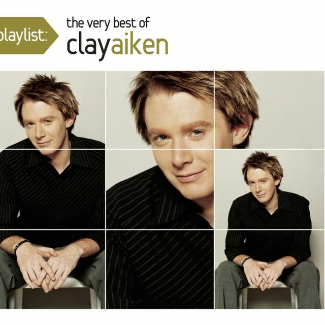 Album cover art for Playlist: The Very Best of Clay Aiken