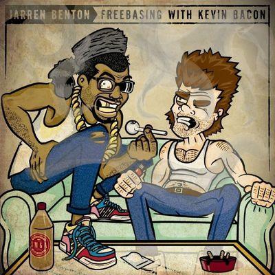 Album cover art for Freebasing With Kevin Bacon