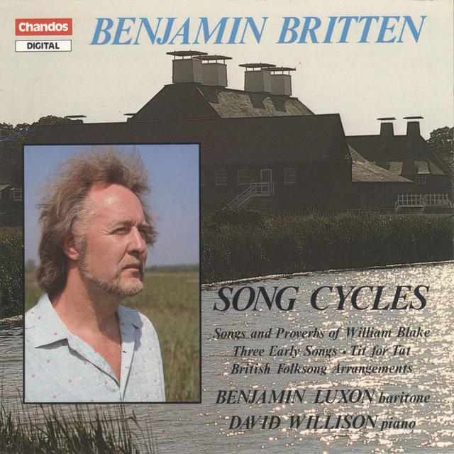 Album cover art for Benjamin Luxon sings Britten Songs Cycles