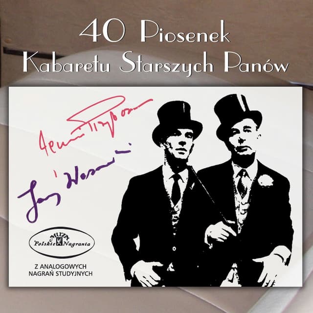 Album cover art for 40 Piosenek Kabaretu Starszych Panów