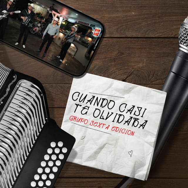 Album cover art for Cuando Casi Te Olvidaba