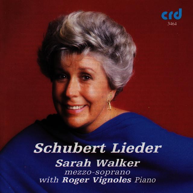 Album cover art for Schubert Lieder