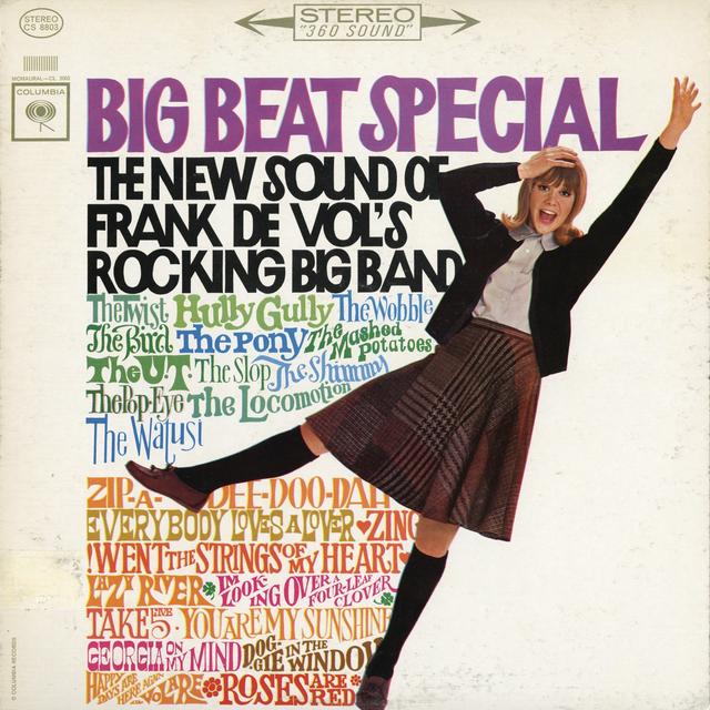 Album cover art for Big Beat Special : The New Sound of Frank De Vol's Rocking Big Band