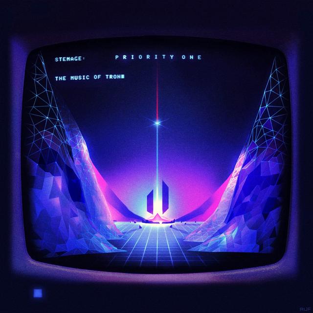 Album cover art for PRIORITY ONE: The Music of TRON