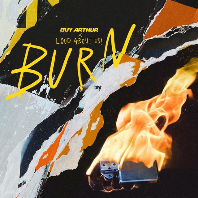 Album cover art for Burn