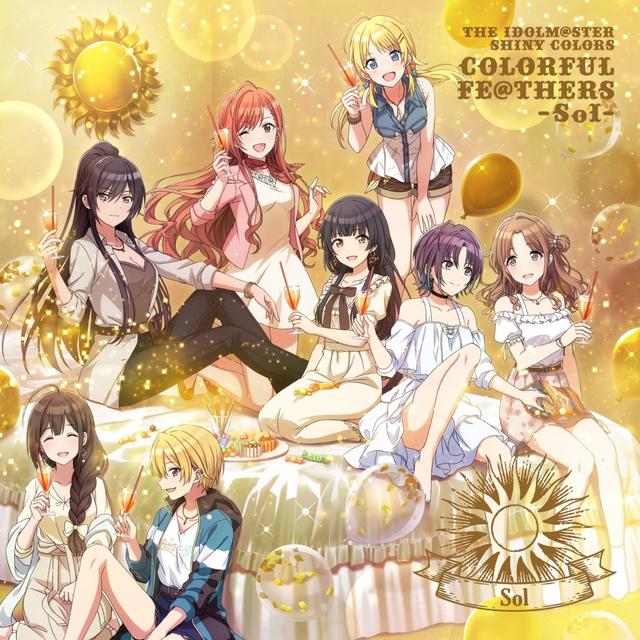 Album cover art for THE IDOLM@STER SHINY COLORS COLORFUL FE@THERS -Sol-