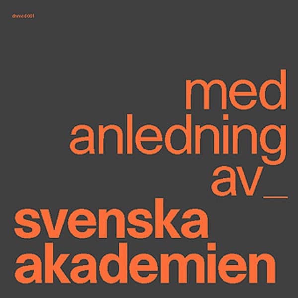 Album cover art for med anledning av_