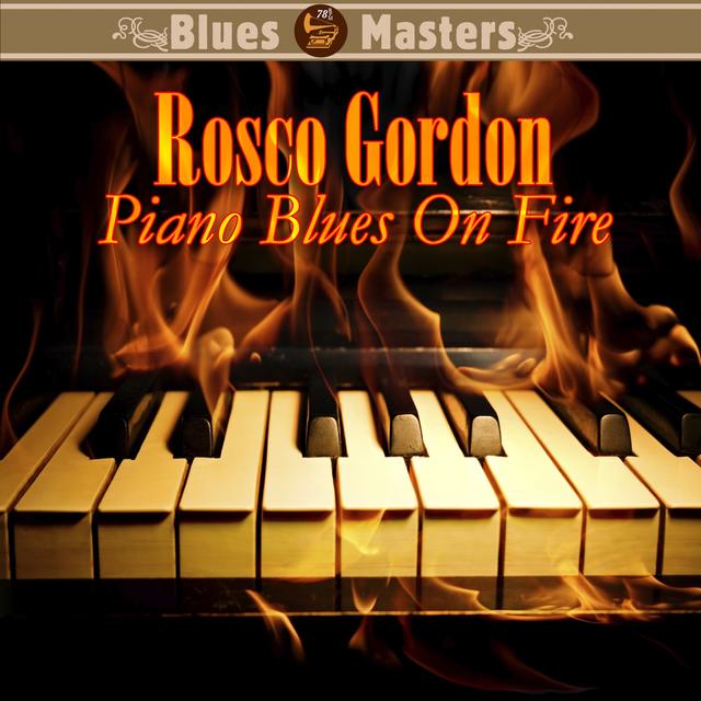Album cover art for Piano Blues On Fire